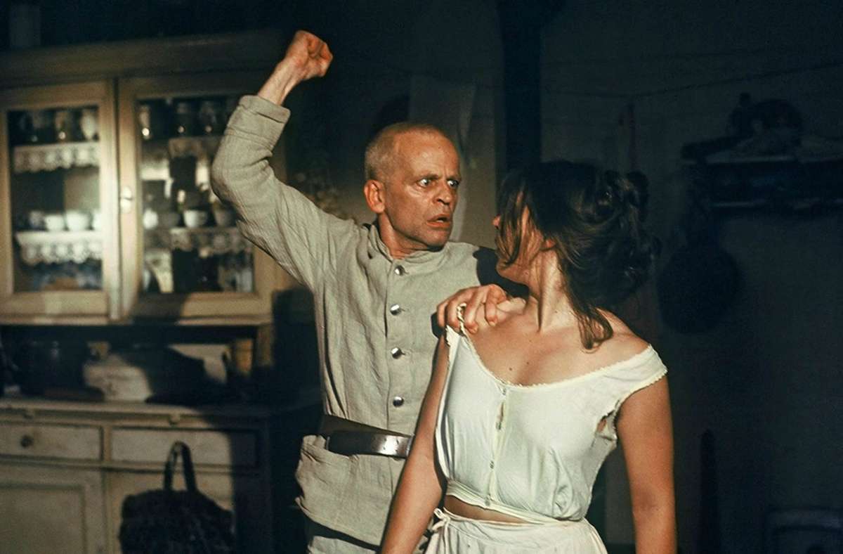 Eine Szene aus Werner Herzogs Verfilmung von Büchners Dramenfragment Woyzeck