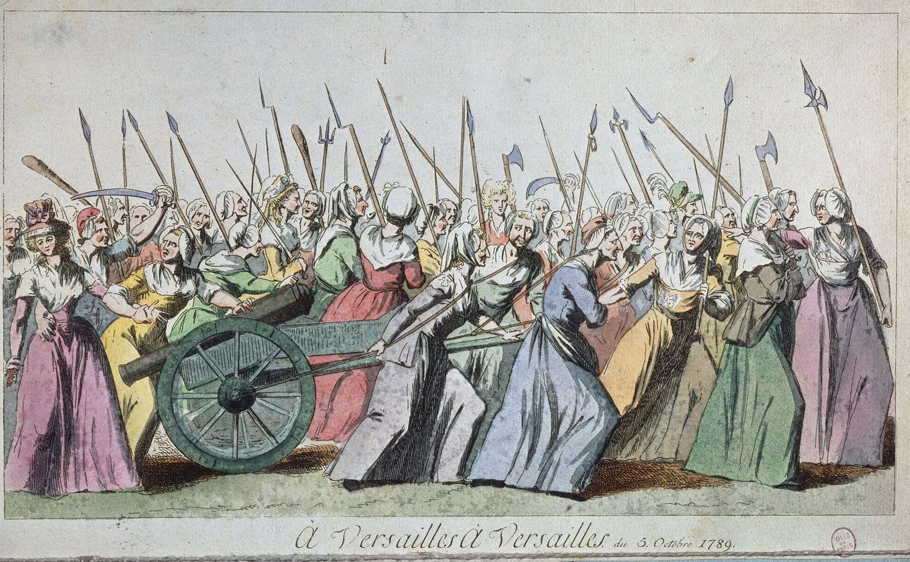 La marche du 5 octobre 1789 à versailles 